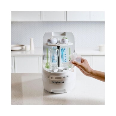BABY BREZZA BUTELIUKŲ PLOVYKLA WASHER PRO SU STERILIZAVIMO IR DŽIOVINIMO FUNKCIJA WHITE 2 BABY BREZZA BUTELIUKŲ PLOVYKLA WASHER PRO SU STERILIZAVIMO IR DŽIOVINIMO FUNKCIJA WHITE 2