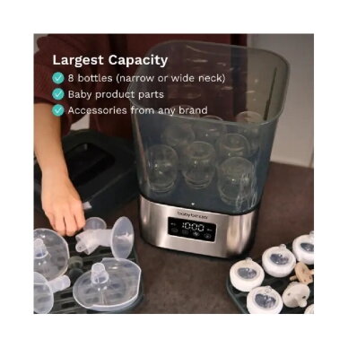 BABY BREZZA ITIN GREITAS 10 MIN. STERILIZATORIUS-DŽIOVINTUVAS SUPERQUICK, NERŪDYJANČIO PLIENO 3