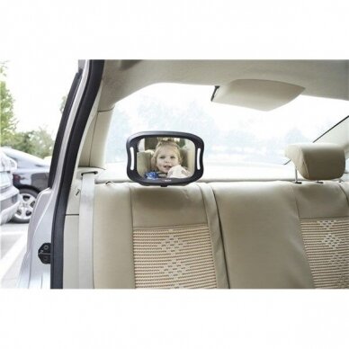 BabyDan automobilio veidrodėlis su LED 4