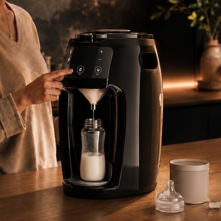 BABYCCINO Pieno Mišinio Ruošimo Aparatas - Juodas BABYCCINO Pieno Mišinio Ruošimo Aparatas - Juodas
