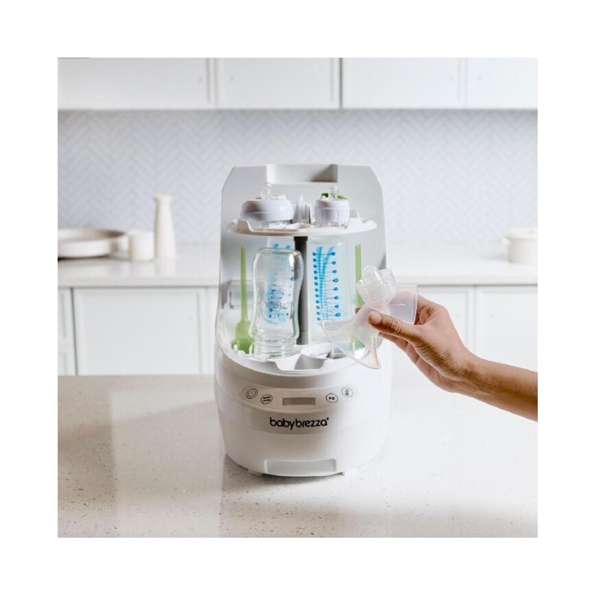 BABY BREZZA BUTELIUKŲ PLOVYKLA WASHER PRO SU STERILIZAVIMO IR DŽIOVINIMO FUNKCIJA WHITE 2