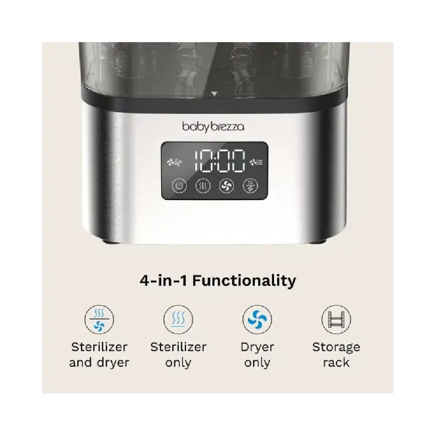 BABY BREZZA ITIN GREITAS 10 MIN. STERILIZATORIUS-DŽIOVINTUVAS SUPERQUICK, NERŪDYJANČIO PLIENO 5 BABY BREZZA ITIN GREITAS 10 MIN. STERILIZATORIUS-DŽIOVINTUVAS SUPERQUICK, NERŪDYJANČIO PLIENO 5