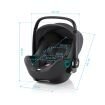 Britax Römer automobilinė kėdutė BABY-SAFE iSense, Fossil Grey 3