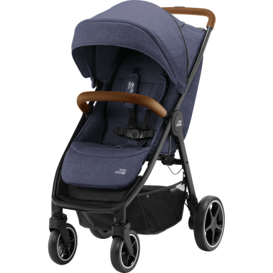Britax Römer B-AGILE R Navy Ink/Brown sportinis vežimėlis Britax Römer B-AGILE R Navy Ink/Brown sportinis vežimėlis