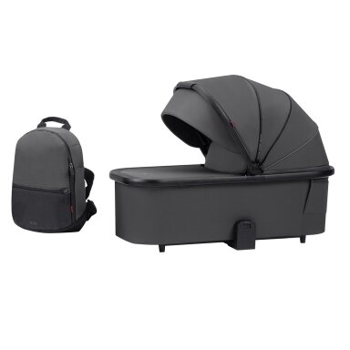 Carrello Alfa 2023 Graphite Grey Lopšys ir koprinė Carrello Alfa 2023 Graphite Grey Lopšys ir koprinė