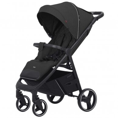 CARRELLO Bravo 2023 Pure Black Sportinis vežimėlis CARRELLO Bravo 2023 Pure Black Sportinis vežimėlis