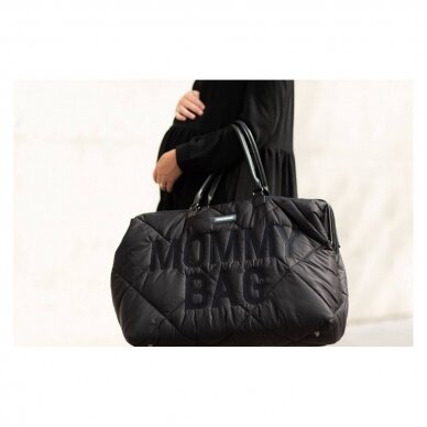 CHILDHOME mamos reikmenų krepšys MOMMY BAG, PUFFERED - BLACK 6