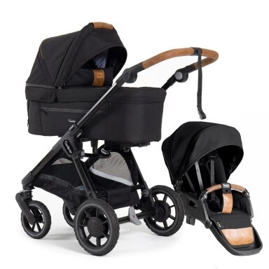 Emmaljunga Sento Outdoor Black 2in1 Universalus vežimėlis