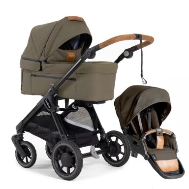 Emmaljunga Sento Outdoor Olive 2in1 Universalus vežimėlis