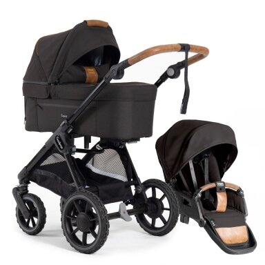 Emmaljunga Sento Pro Outdoor Brown 2in1 Universalus vežimėlis