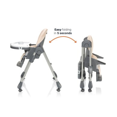 Zopa Monti 2 maitinimo kėdutė Diamond Grey 7