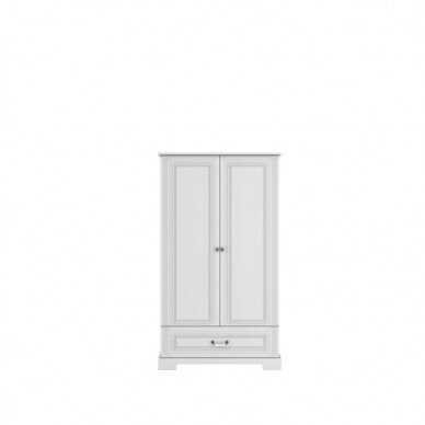 INES elegantiškai baltos spalvos 2 durų spinta 3
