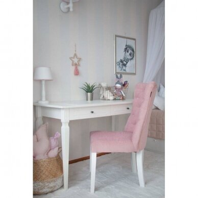 INES elegantiškos baltos spalvos rašomasis stalas 3
