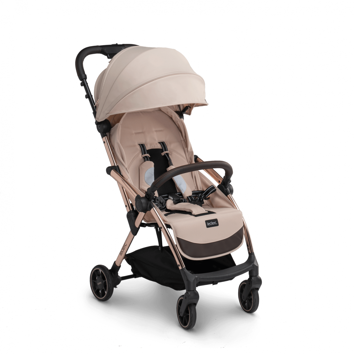 Leclerc Baby Influencer Sand chocolate 2in1 Universalus vežimėlis 2