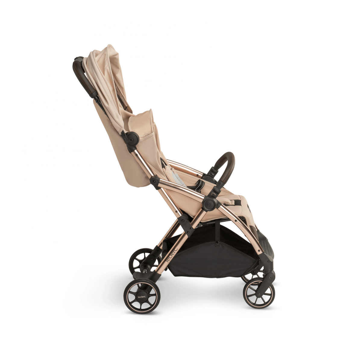 Leclerc Baby Influencer Sand chocolate 2in1 Universalus vežimėlis 4 Leclerc Baby Influencer Sand chocolate 2in1 Universalus vežimėlis 4