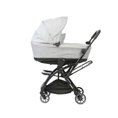 Leclerc Baby Influencer Grey melange 2in1 Universalus vežimėlis Leclerc Baby Influencer Grey melange 2in1 Universalus vežimėlis