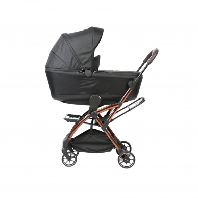 Leclerc Baby Influencer Black brown 2in1 Universalus vežimėlis