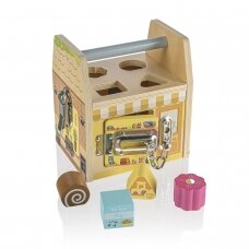 Medinis žaislas montesori veiklos dėžutė