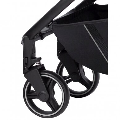 CARRELLO Bravo 2023 Pure Black Sportinis vežimėlis 5
