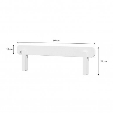Universali apsauga lovytėms White 1