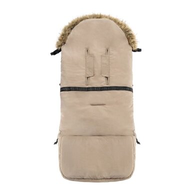 Universalus žieminis miegmaišis Fluffy Combi, Creamy Beige 2 Universalus žieminis miegmaišis Fluffy Combi, Creamy Beige 2