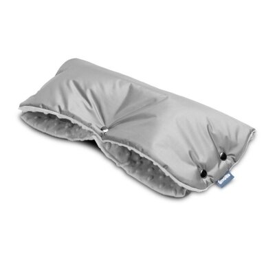 Vežimėlio pirštinės žiemai - MINKY GREY Vežimėlio pirštinės žiemai - MINKY GREY