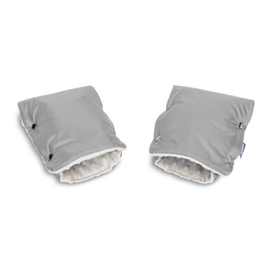 Vežimėlio pirštinės žiemai - MINKY GLOVE/MUFF GREY Vežimėlio pirštinės žiemai - MINKY GLOVE/MUFF GREY