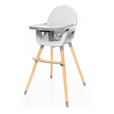 Zopa Dolce 2 Dove Grey/White Maitinimo kėdutė Zopa Dolce 2 Dove Grey/White Maitinimo kėdutė