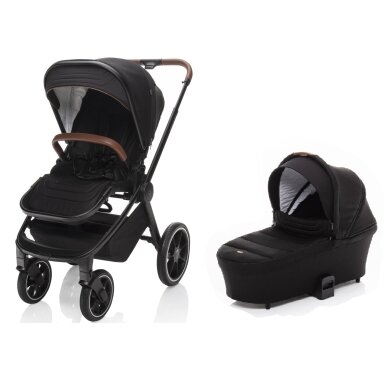 Zopa MOVE CROSS Night Black/Black 2in1 universalus vežimėlis Zopa MOVE CROSS Night Black/Black 2in1 universalus vežimėlis