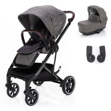 Zopa QUEST Tornado Grey/Black 2in1 Vežimėlis Zopa QUEST Tornado Grey/Black 2in1 Vežimėlis