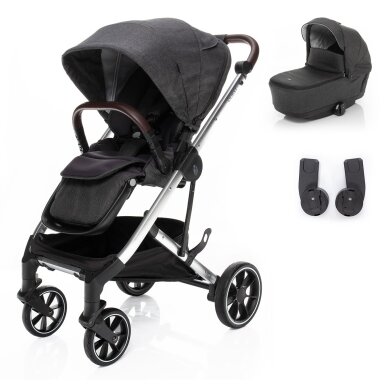 Zopa QUEST Vulcan Black/Silver 2in1 Vežimėlis Zopa QUEST Vulcan Black/Silver 2in1 Vežimėlis
